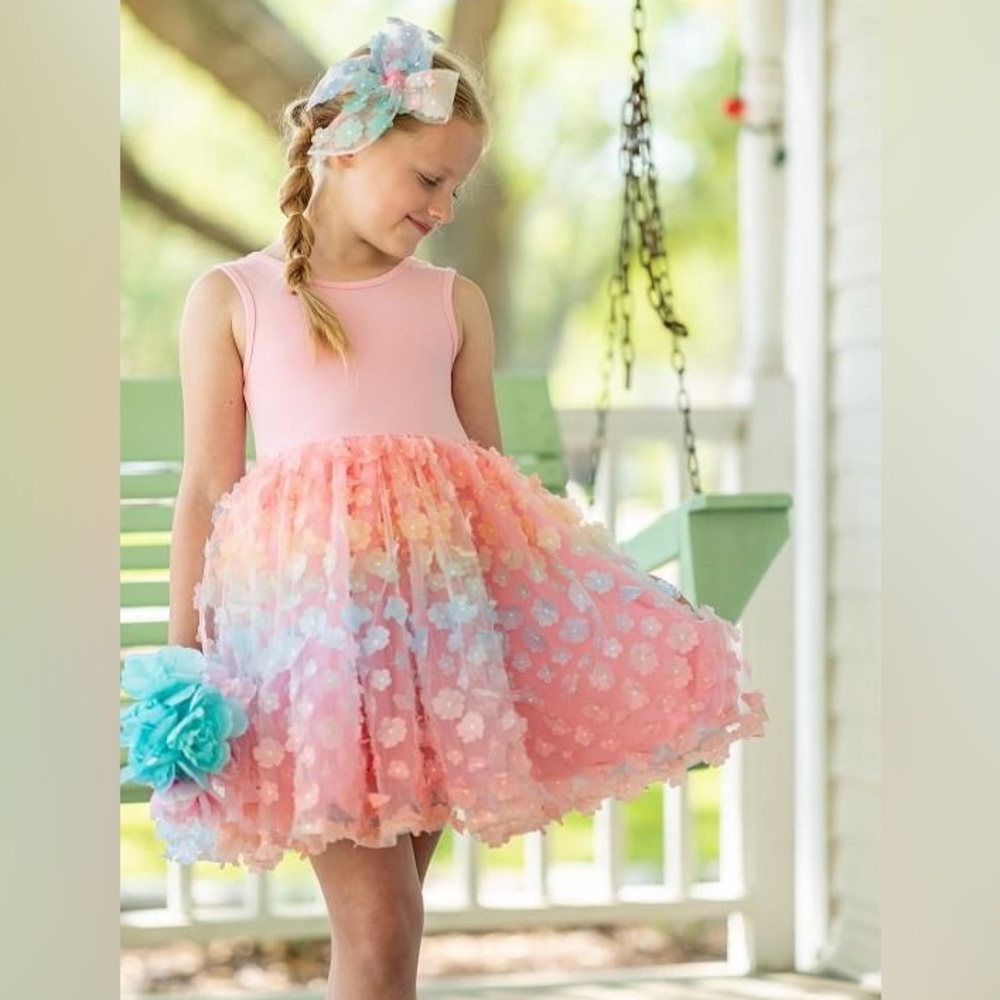 Sz 8 LFB Little Fashionista Boutique Splendor Tulle dress new in bag